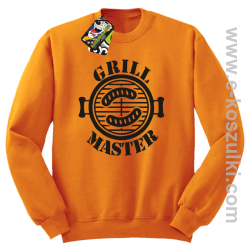 Grill Master - bluza bez kaptura pomarańczowy
