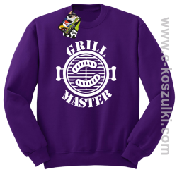 Grill Master - bluza bez kaptura fioletowy