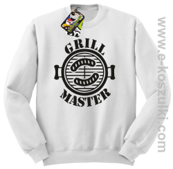 Grill Master - bluza bez kaptura biały