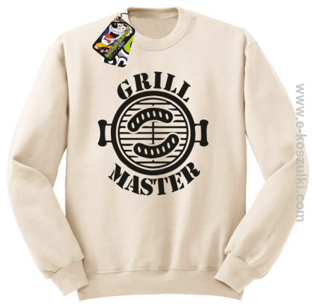 Grill Master - bluza bez kaptura beżowy
