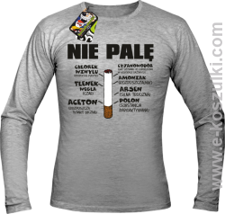 Nie palę bo to szkodzi zdrowiu - longsleeve melanż