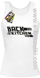 Back to the kitchen - top damski biały