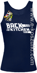 Back to the kitchen - top damski granatowy