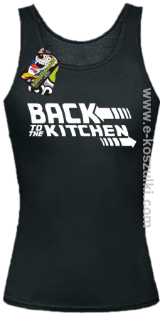 Back to the kitchen - top damski czarny