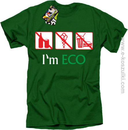 I'm ECO NO EAT - koszulka męska