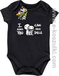 I can always make You smile - body dziecięce czarne