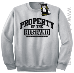 Property of the husband - bluza dla żony bez kaptura melanż