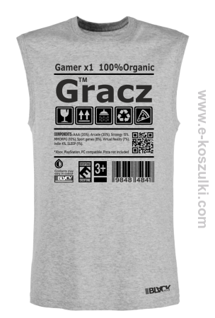 Gracz GAMER - bezrękawnik męski 