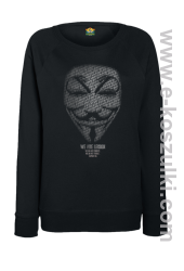 We are Anonymous We are Legion We do not forgive, we do not forget Expect us - bluza damska czarna