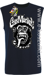 Gas monkey garage - bezrękawnik męski granatowy