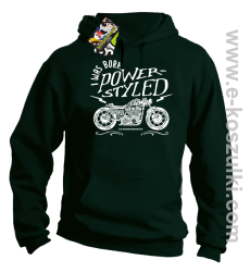 Motor I was born power styled - bluza z kapturem butelkowa