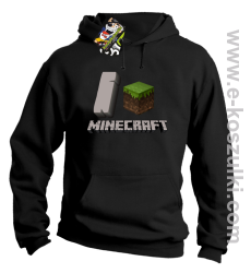 I love Minecraft - bluza z kapturem czarna