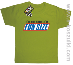 I`m not short i`m FunSize - koszulka dziecięca kiwi 