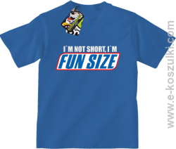 I`m not short i`m FunSize - koszulka dziecięca niebieska