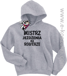 Mistrz jeżdżenia na rowerze bluza dziecięca - melanż