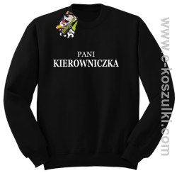 Pani kierowniczka - bluza bez kaptura czarny