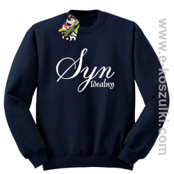 Syn idealny - bluza bez kaptura granatowa