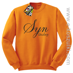Syn idealny - bluza bez kaptura pomarańczowa