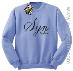 Syn idealny - bluza bez kaptura błękitna