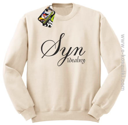Syn idealny - bluza bez kaptura beżowa