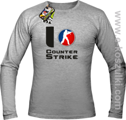 I love counter strike - longsleeve melanż