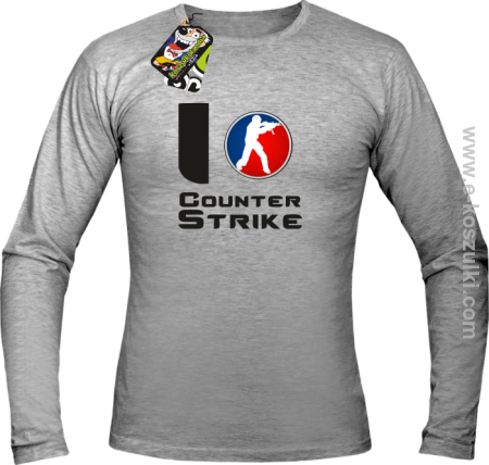 I love Counter Strike - longsleeve męski