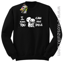 I can always make you smile - bluza dla zakochanych  czarna