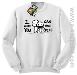 I can always make you smile - bluza dla zakochanych  biała