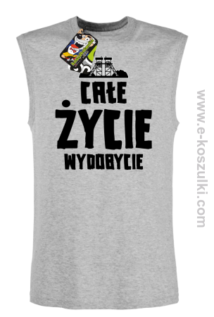 Całe życie wydobycie - bezrękawnik męski 