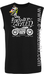 Motor I was born power styled - bezrękawnik męski czarny