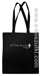 Ethereum CryptoMiner Symbol - torba eko czarna