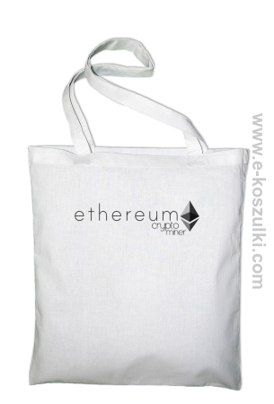 Ethereum CryptoMiner Symbol - torba eko 