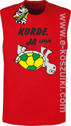 Kurde, ja latam - żółwik - bezrękawnik męski czerwony