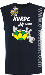 Kurde, ja latam - żółwik - bezrękawnik męski granatowy