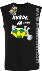 Kurde, ja latam - żółwik - bezrękawnik męski czarny