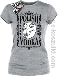 Polish Vodka - koszulka damska - melanżowy
