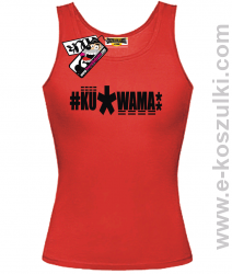 Ku*wama* - top damski - czerwony