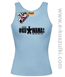 Ku*wama* - top damski - niebieski