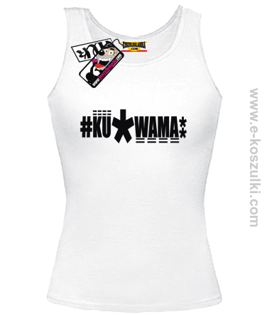 Ku*wama* - top damski - biały