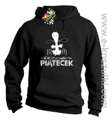 Hurra piątecek - bluza z kapturem czarny