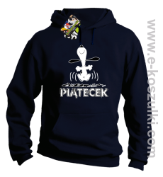 Hurra piątecek - bluza z kapturem granatowy