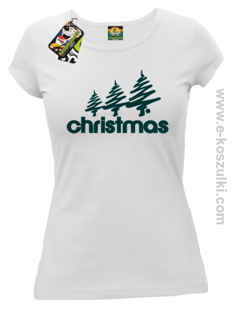 Christmas AdiTrees - koszulka damska
