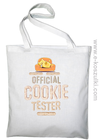 Official Cookie Tester - torba z nadrukiem