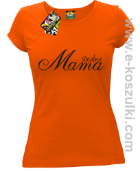 Idealna mama - koszulka damska pomarańczowa