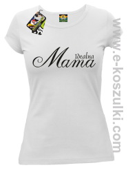 Idealna mama - koszulka damska biała