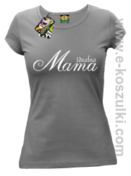 Idealna mama - koszulka damska szara