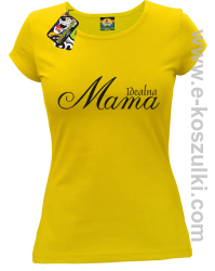 Idealna mama - koszulka damska żółta