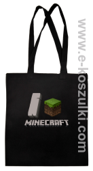 I love Minecraft - Eco torba czarna