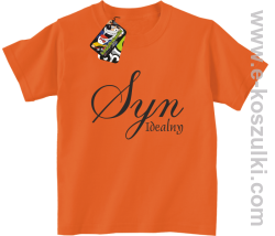 Syn idealny - koszulka dziecięca pomarańczowa