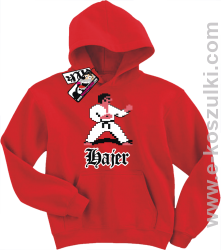 Hajer karate bluza dziecięca - czerwony